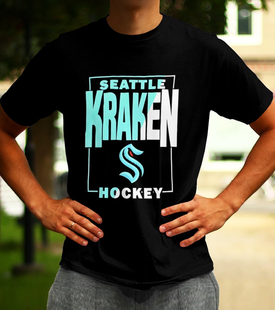 Seattle Kraken S Logo Hockey Team Spirit T-Shirt