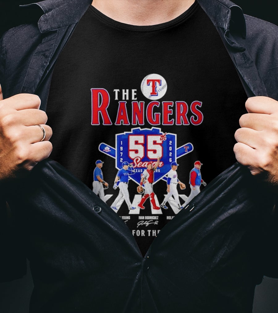 The Rangers 55th Season 1972 2026 Thank You For The Memories T-Shirt