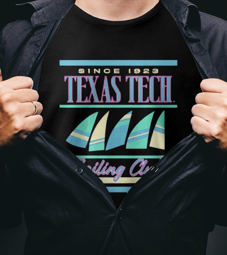 Texas Tech Sailing Club Since 1923 Retro Nautical T-Shirt