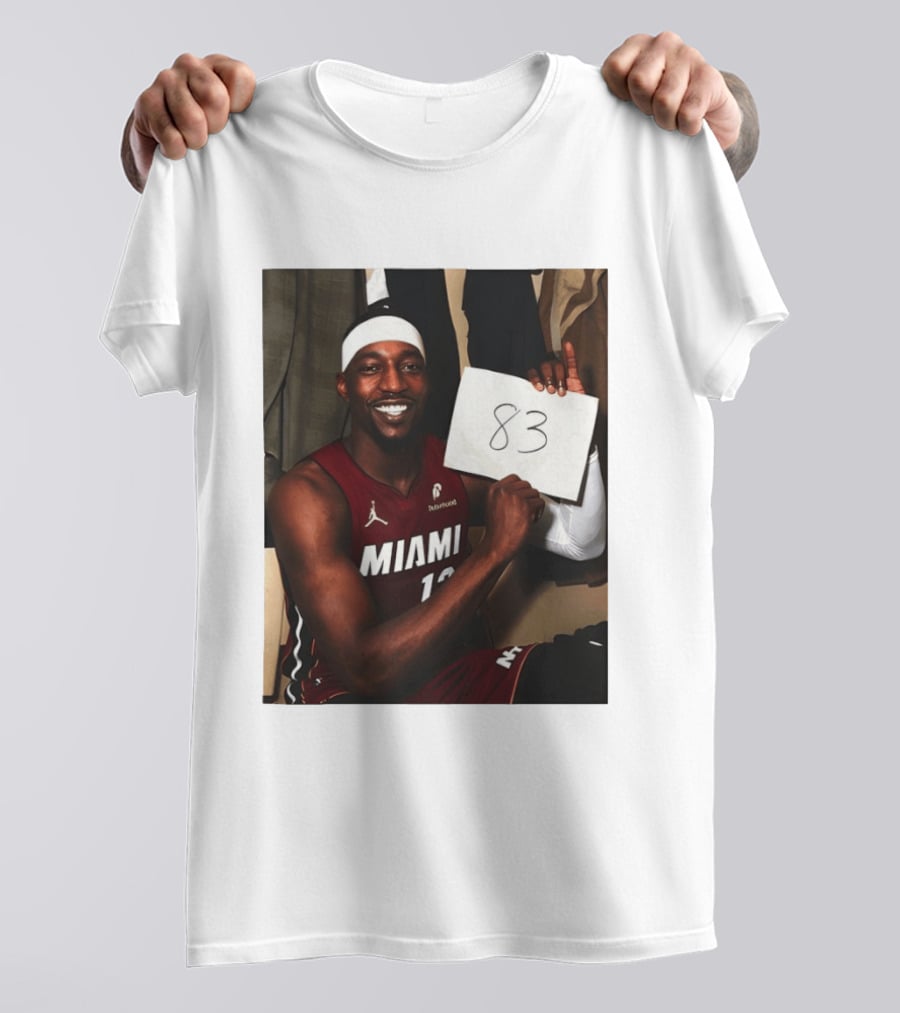 Bam Adebayo 83 Points Miami Heat Tribute NBA Legend Wilt Chamberlain T-Shirt