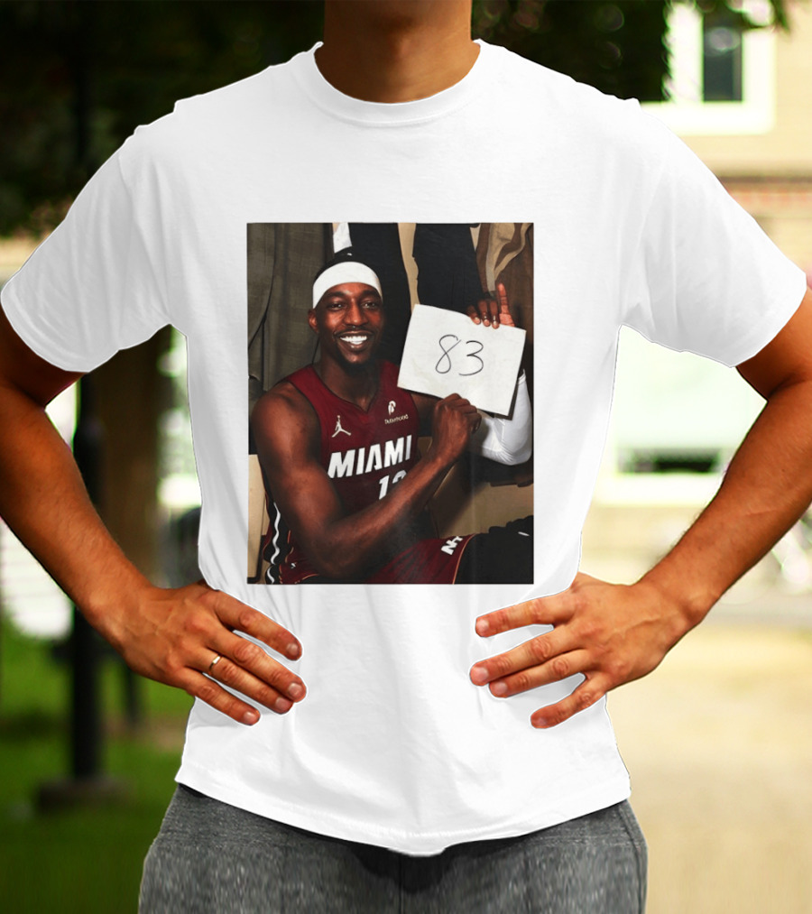Bam Adebayo 83 Points Miami Heat Tribute NBA Legend Wilt Chamberlain T-Shirt