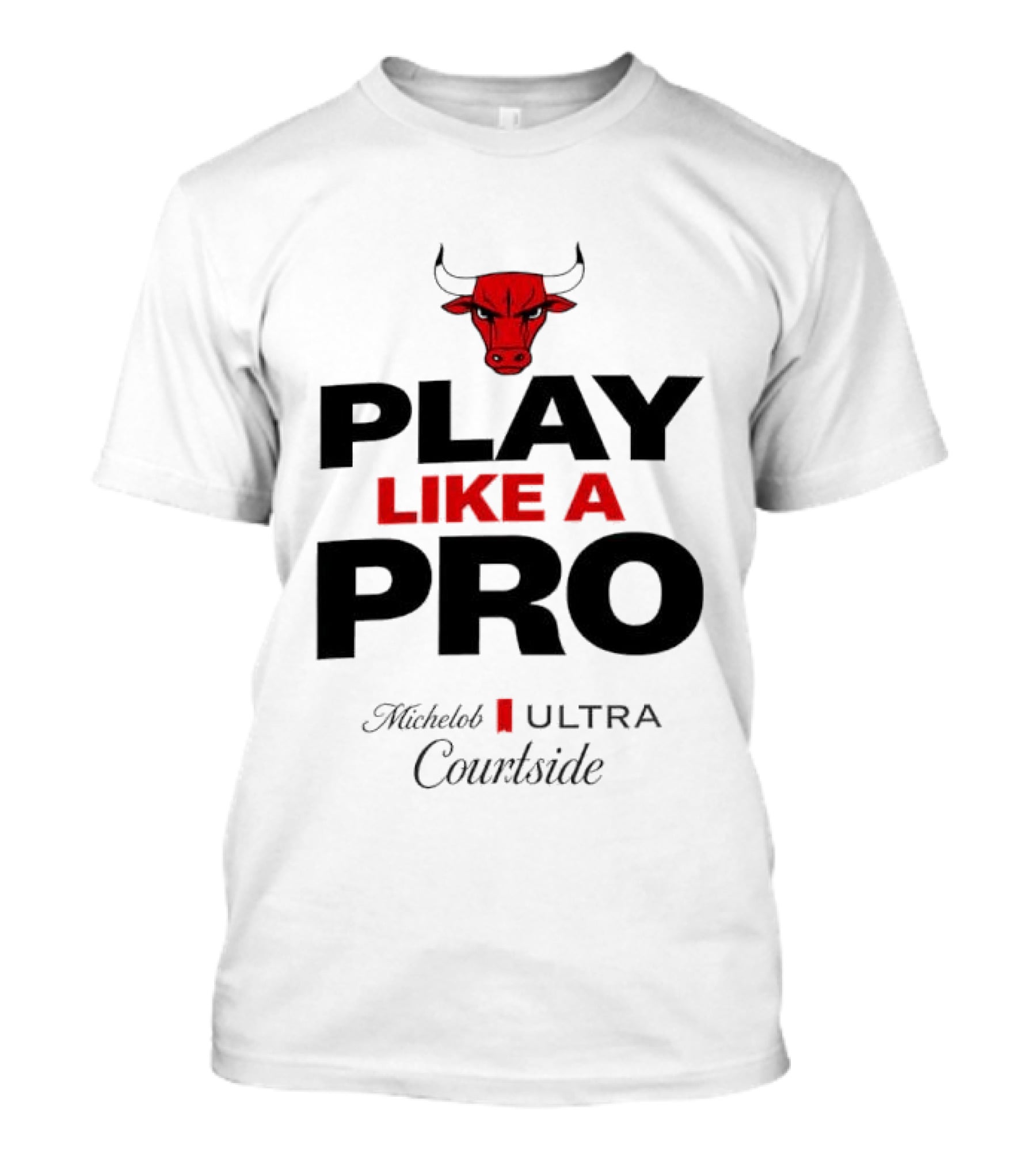 Chicago Bulls Play Like A Pro Michelob Ultra Courtside T-Shirt