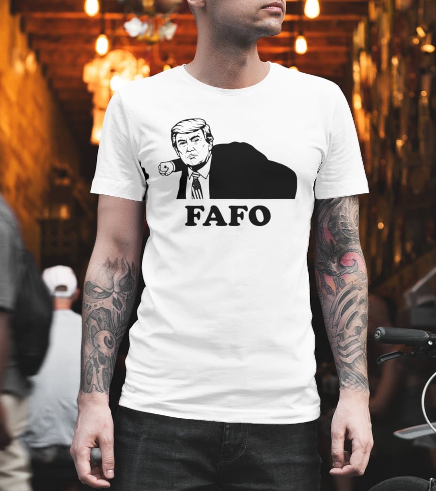 Donald Trump FAFO Punching T-Shirt