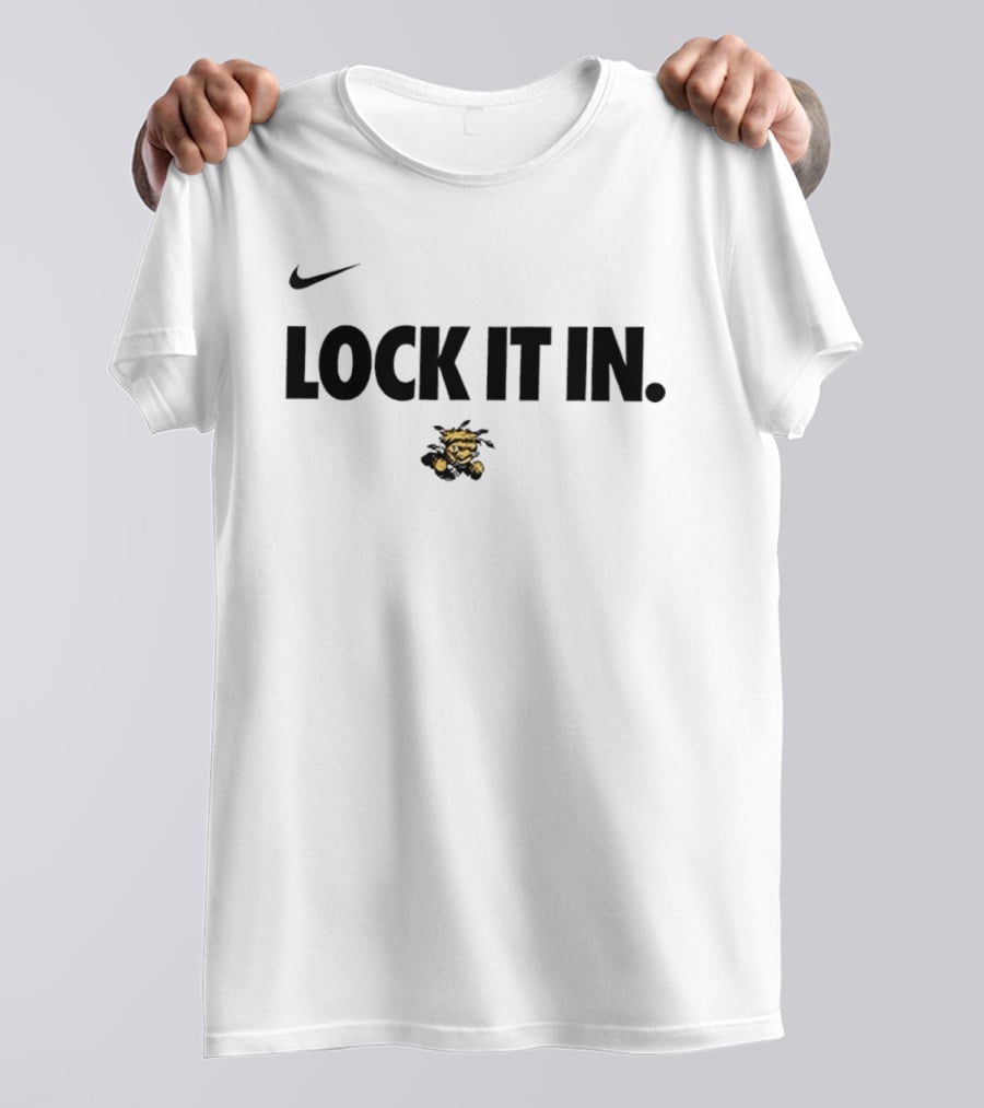 Nike Goshockers Basketball Lock It In Wichita State T-Shirt