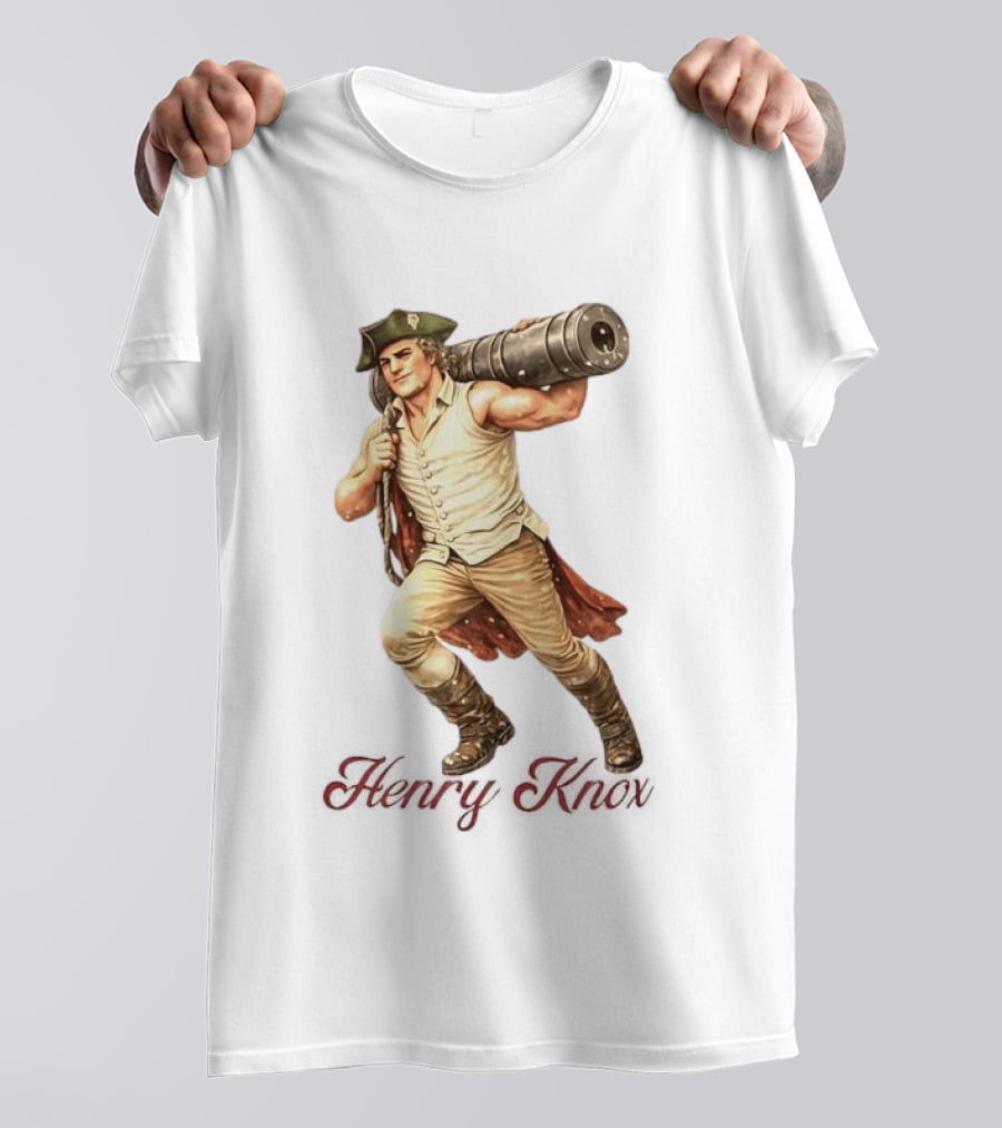 Henry Knox Revolutionary War Cannon Carrier T-Shirt