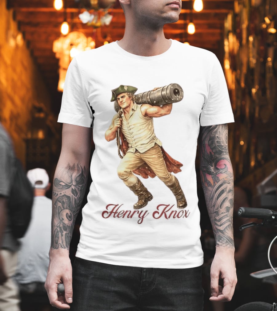 Henry Knox Revolutionary War Cannon Carrier T-Shirt