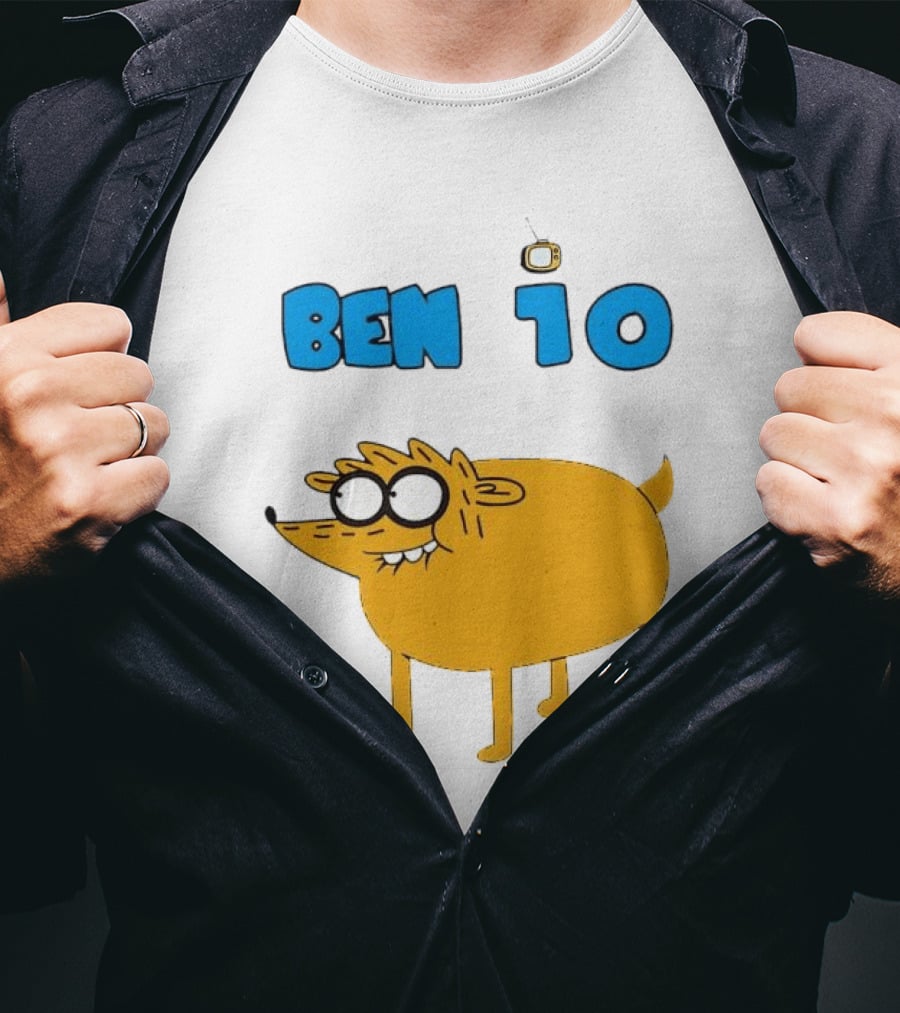 Ben 10 Jake The Dog Crossover Cartoon Network Fan T-Shirt