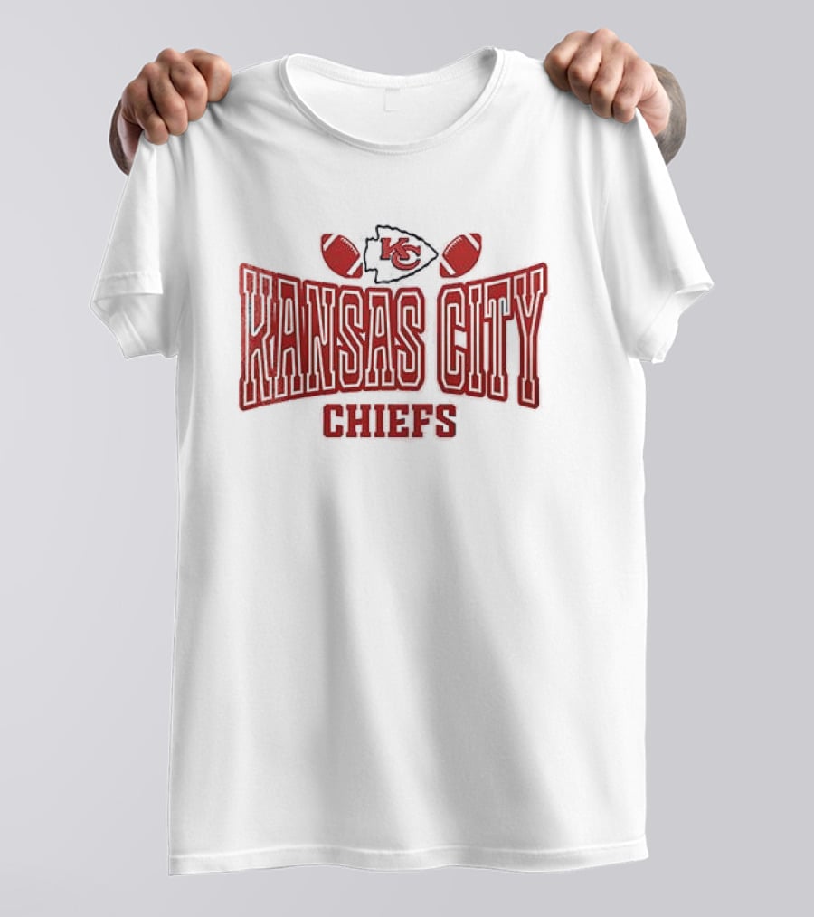 Kansas City Chiefs My Heart Belongs Valentine's Day Football T-Shirt