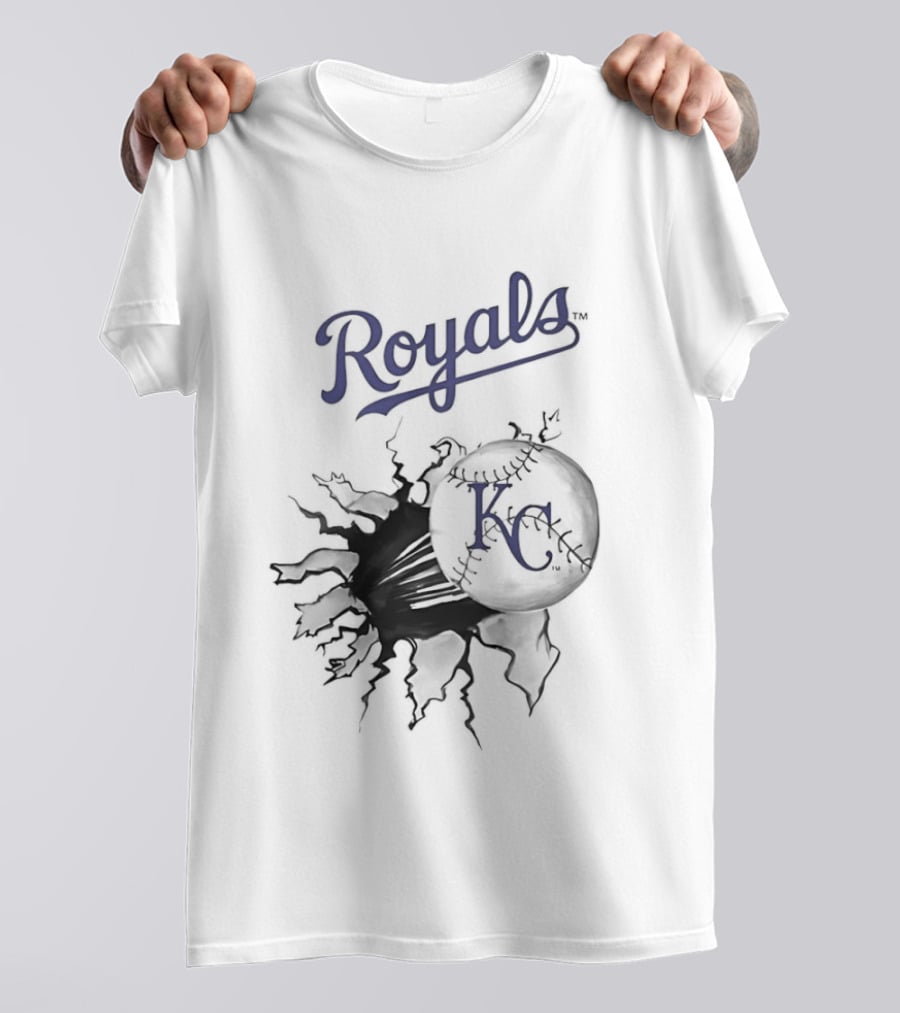 Royals KC Baseball Burst T-Shirt