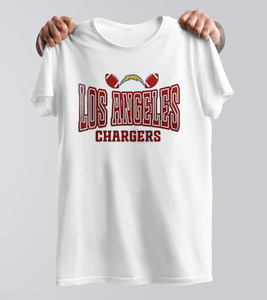 Los Angeles Chargers Sorry Ladies My Heart Belongs Valentine's Day T-Shirt