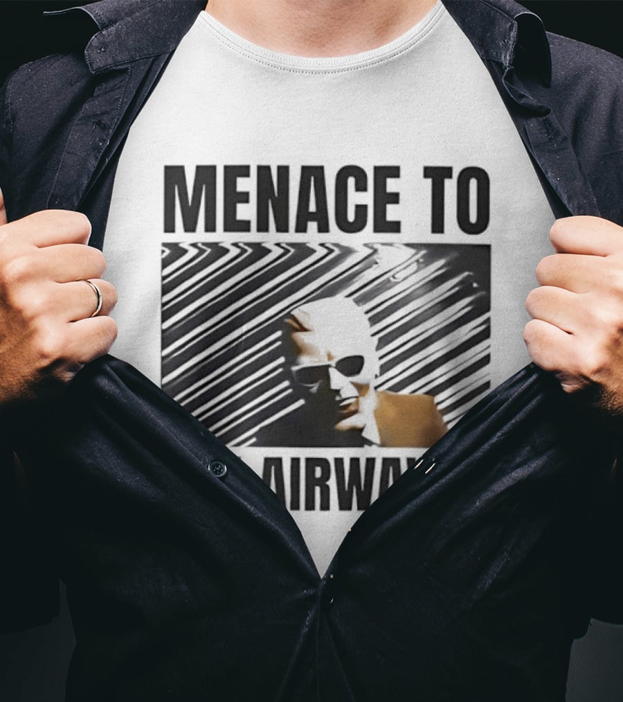 Menace To The Airwaves Distorted Radio Broadcast T-Shirt