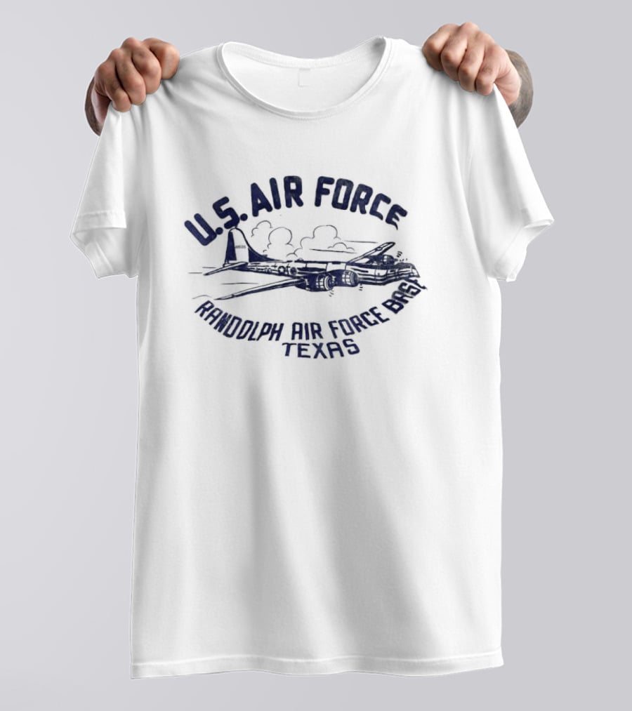 U.S. Air Force Randolph Air Force Base Texas Airplane T-Shirt
