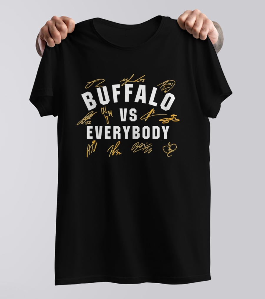 Buffalo Vs Everybody Signatures T-Shirt
