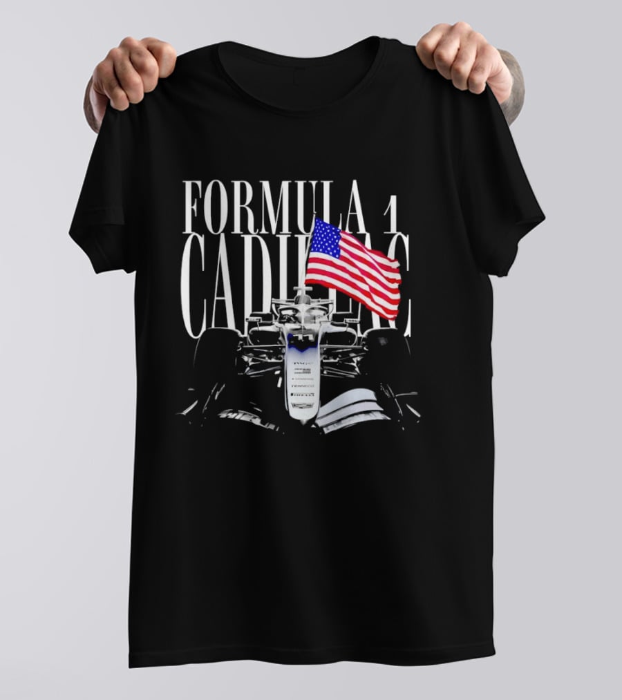 Cadillac Formula One Racing American Flag 2026 T-Shirt