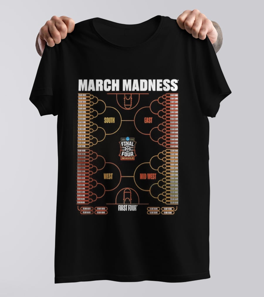 March Madness NCAA Men's Basketball Tournament 2026 Bracket Championship T-Shirt