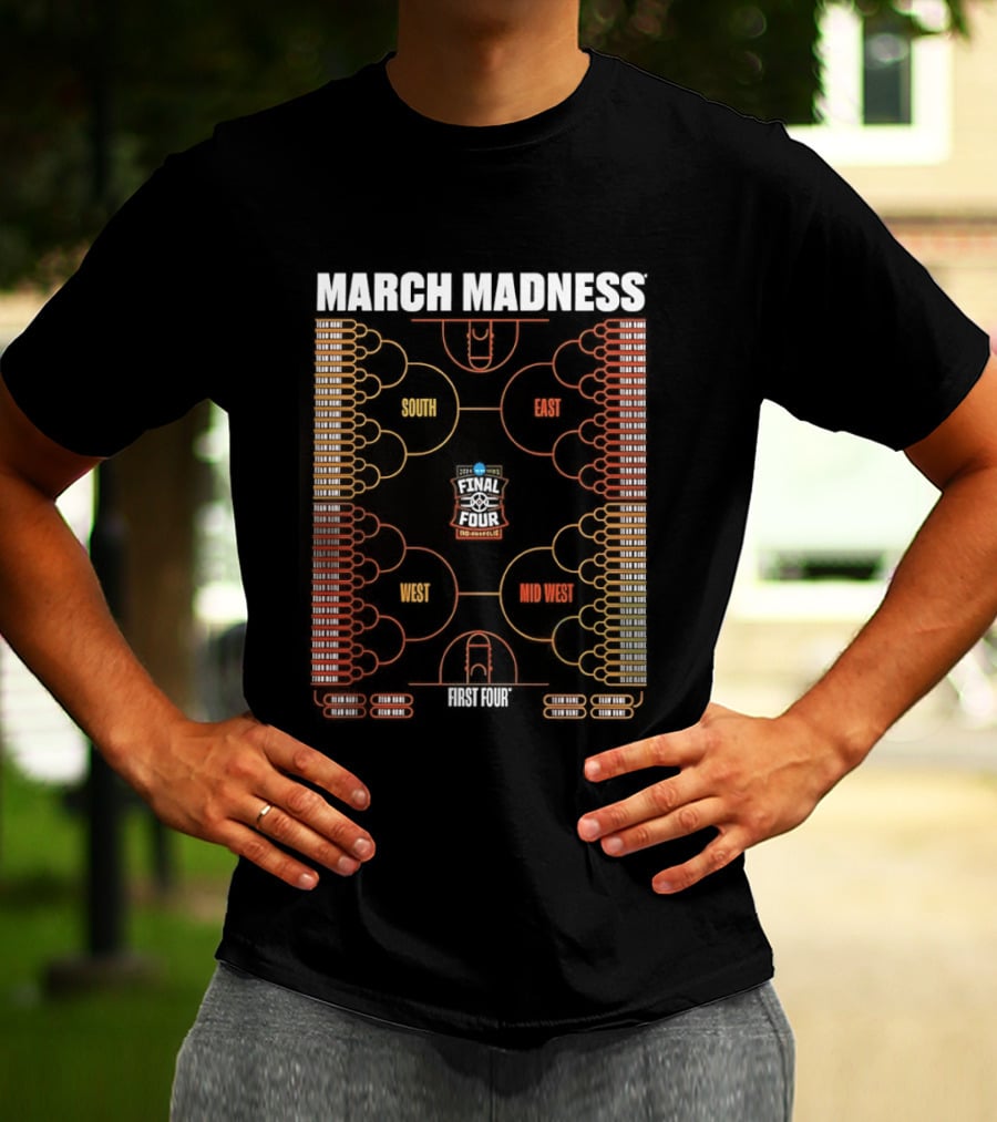March Madness NCAA Men's Basketball Tournament 2026 Bracket Championship T-Shirt