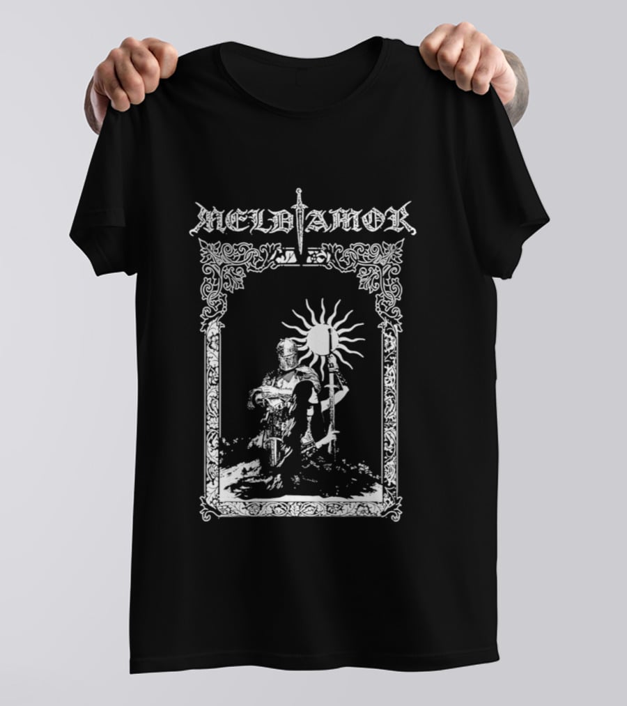 Meldamor Sword Sun Warrior Artistry T-Shirt