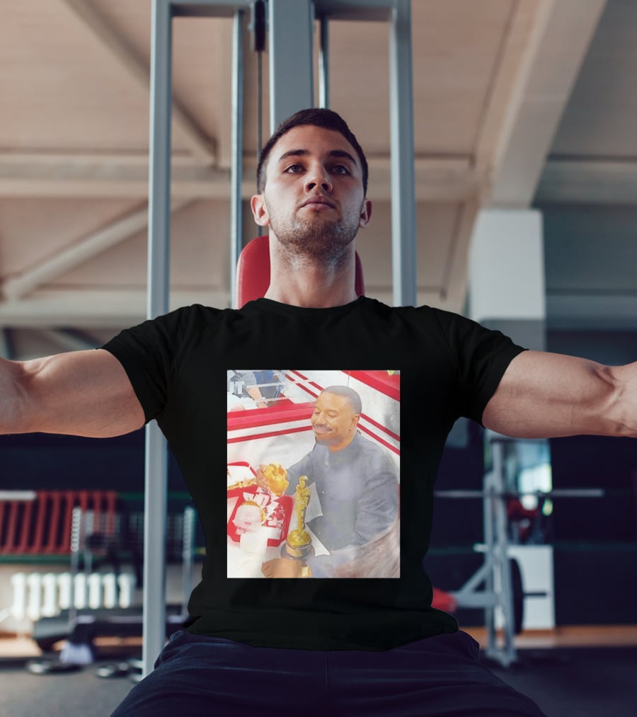 Michael B Jordan Burger Celebration Sinners 2026 Oscar T-Shirt
