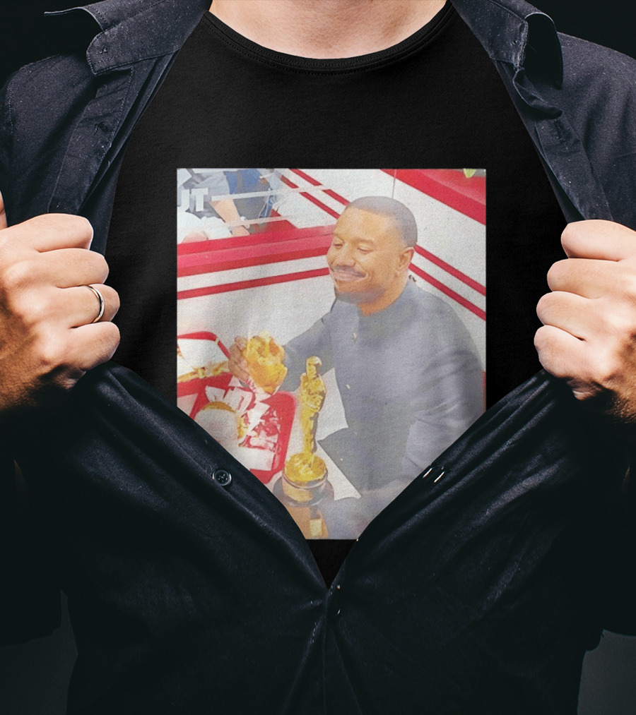 Michael B Jordan Burger Celebration Sinners 2026 Oscar T-Shirt