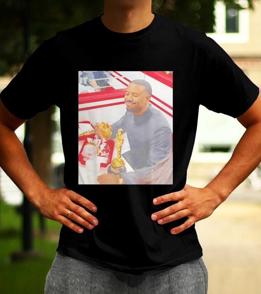 Michael B Jordan Burger Celebration Sinners 2026 Oscar T-Shirt