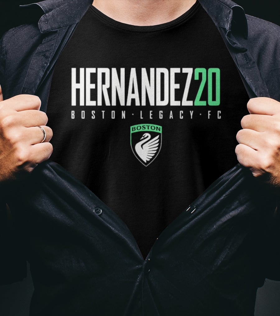 Hernandez20 Boston Legacy FC White Swan T-Shirt