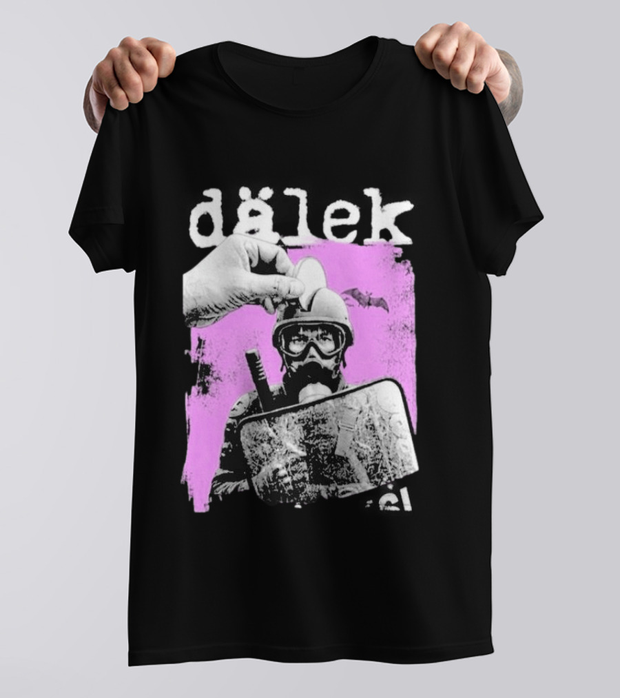 Dalek Brilliance Moon Tour Riot Gear Gas Mask T-Shirt