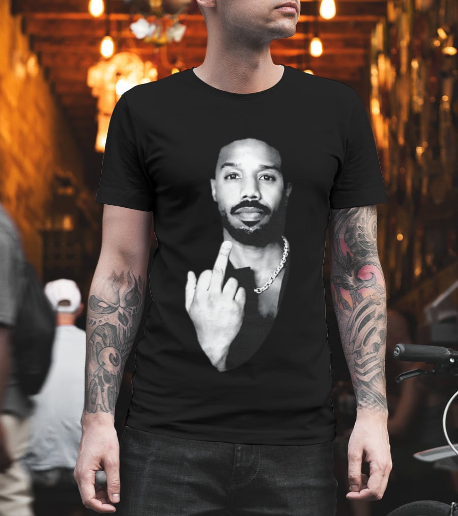 Michael B. Jordan Best Actor 2026 Oscar Middle Finger T-Shirt