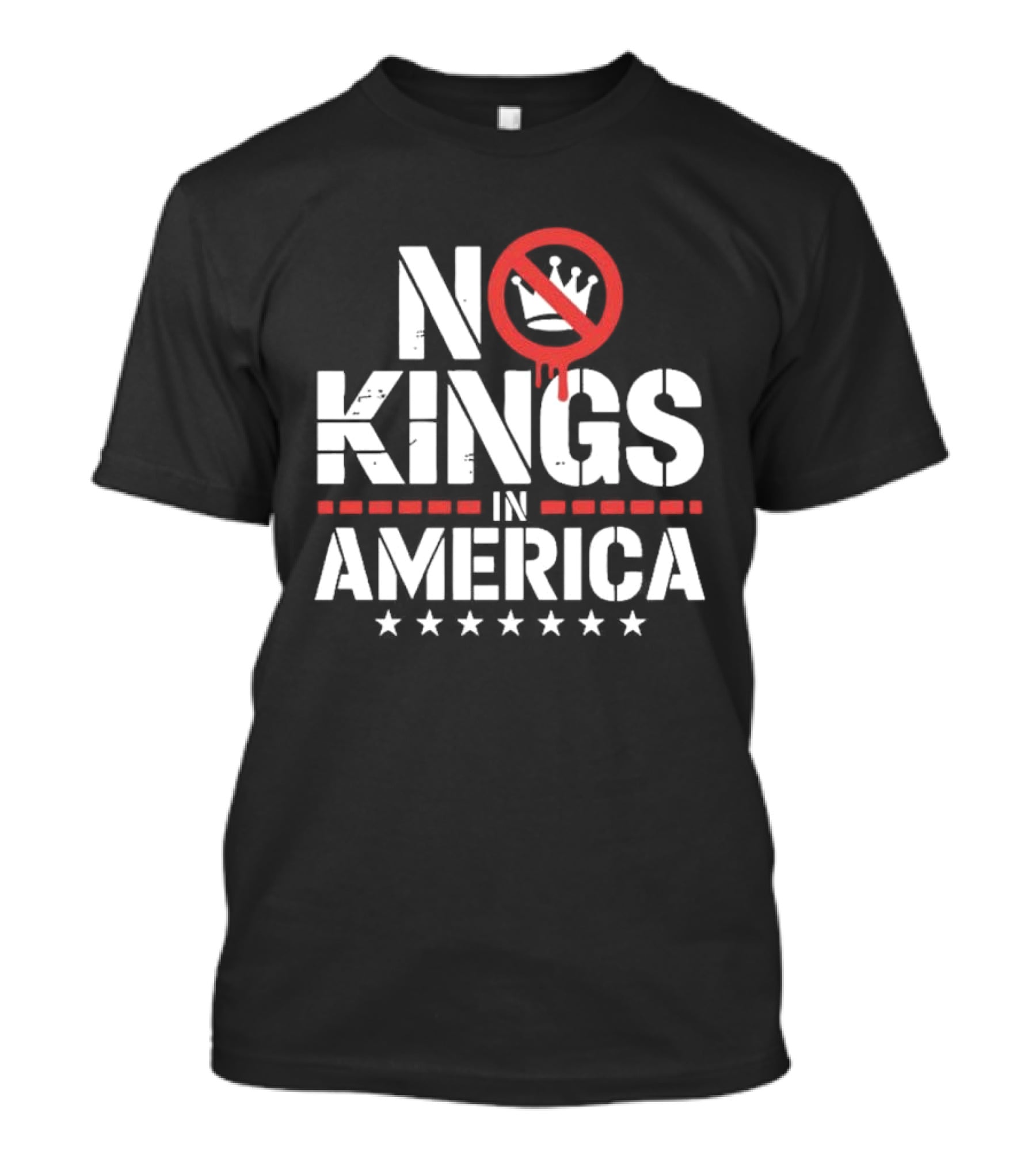 Patriotic No Kings In America Political T-Shirt