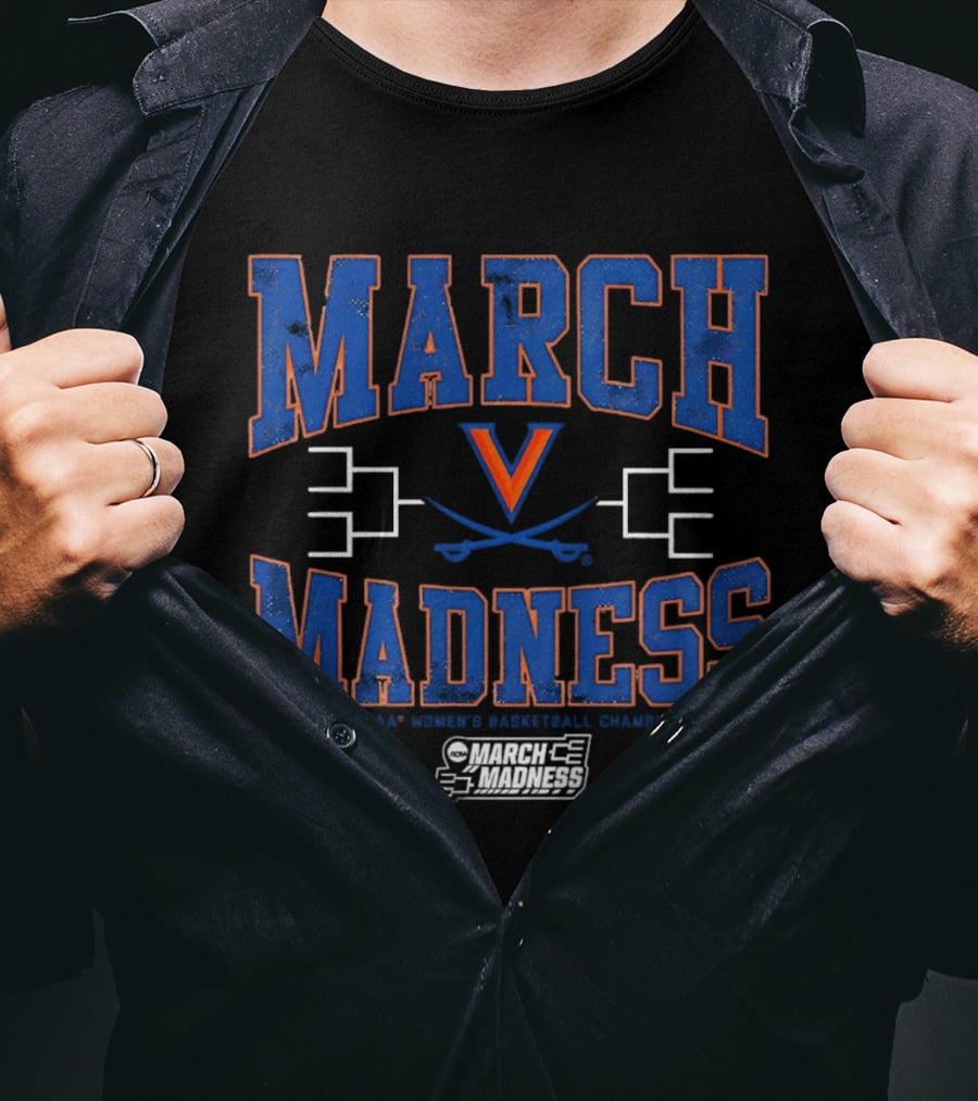 Virginia Cavaliers March Madness 2026 NCAA Women's Basketball Championship T-Shirt