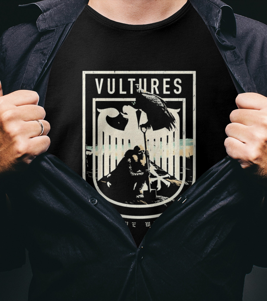 Vultures Kanye West Shield With Vultures And Embrace T-Shirt