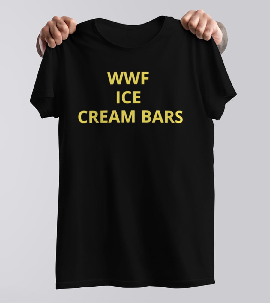 WWF Ice Cream Bars Retro Nostalgia Iconic Treats T-Shirt