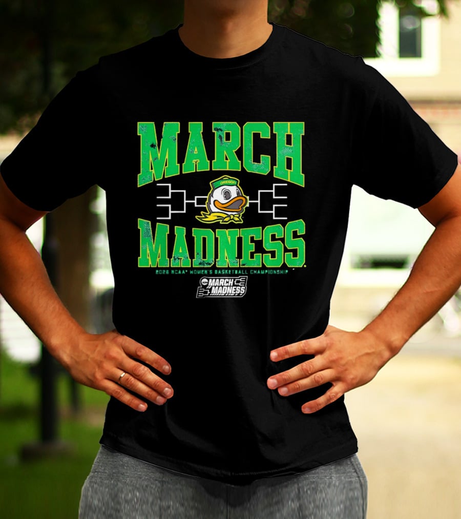 Oregon Ducks March Madness Women's Basketball Championship T-Shirt
