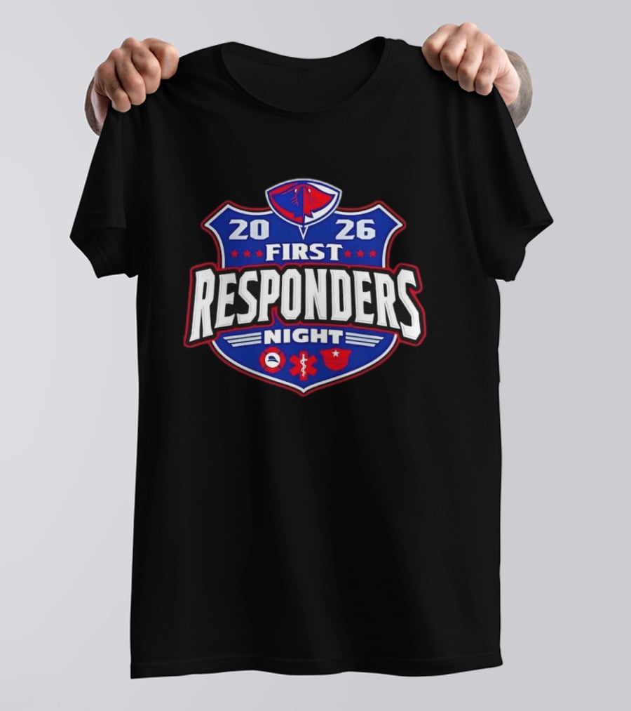 South Carolina Stingrays 2026 First Responders Night Event T-Shirt
