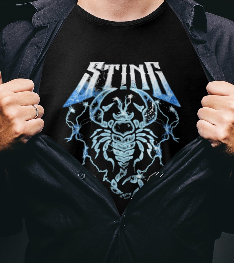 Sting AEW Lightning Scorpion T-Shirt