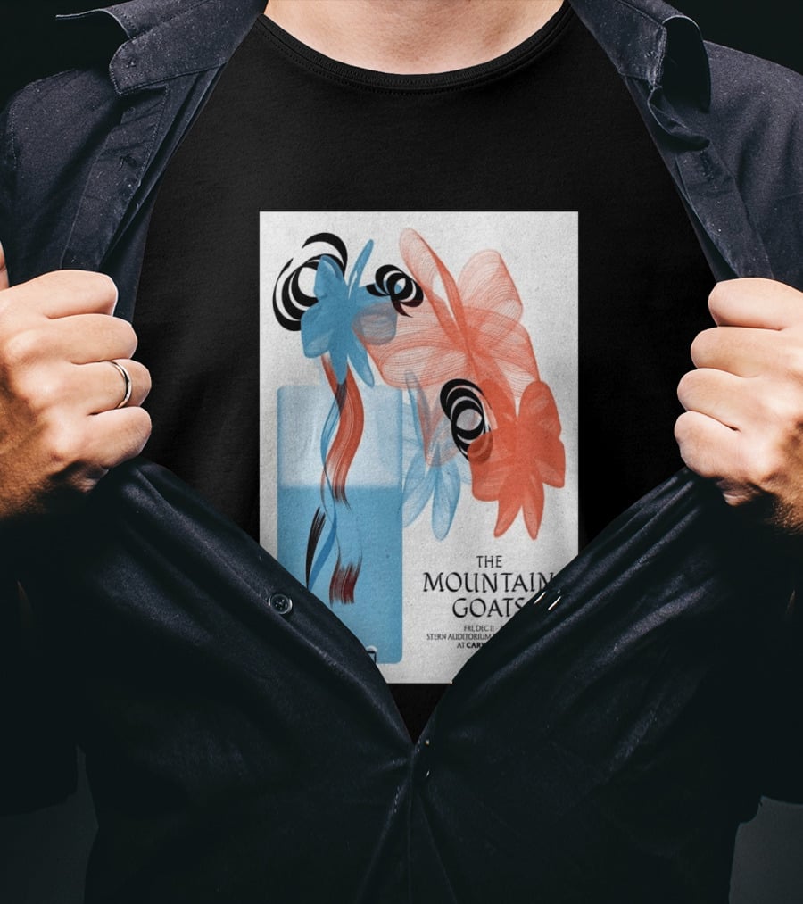 The Mountain Goats Carnegie Hall NYC Dec 11 2026 Stern Auditorium Perelman Stage T-Shirt