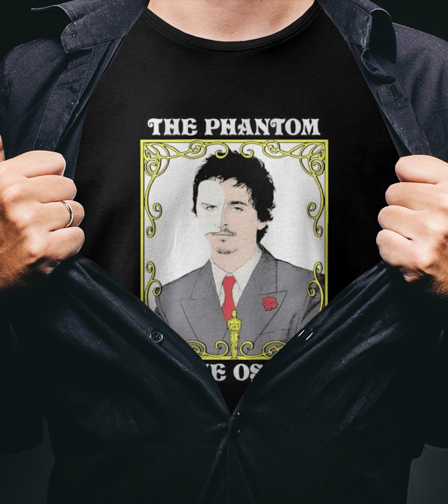 The Phantom Of The Awards Mask Suit Rose Oscar T-Shirt