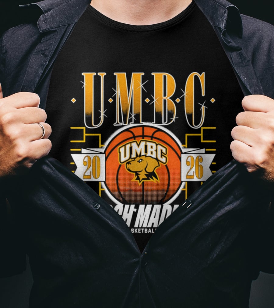 UMBC Retrievers 2026 NCAA Men's Basketball March Madness Championship T-Shirt
