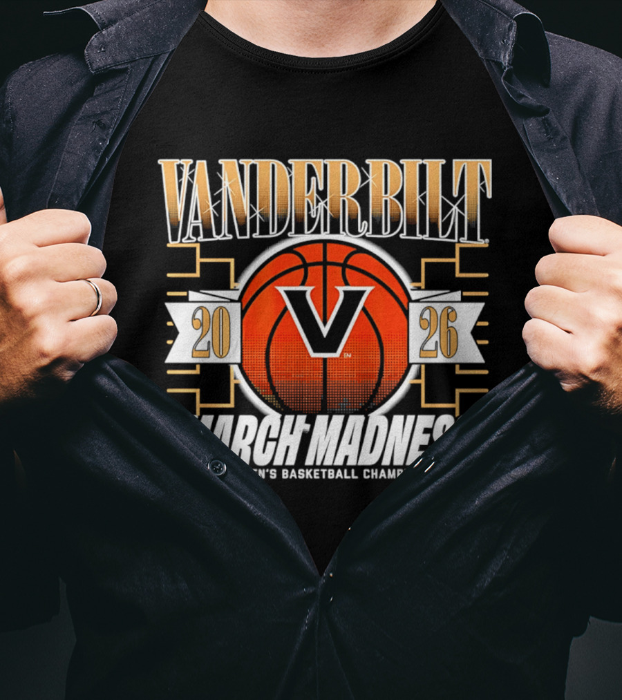 Vanderbilt Basketball 2026 NCAA March Madness Championship T-Shirt
