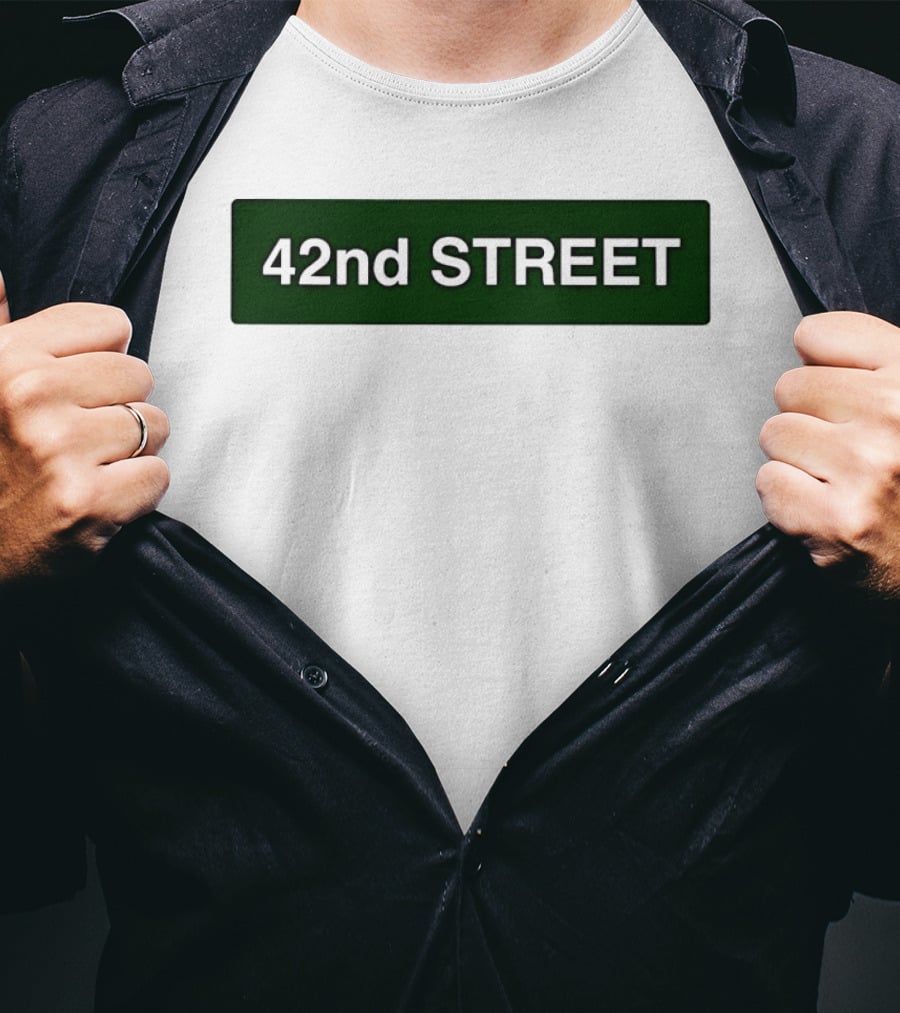 42nd Street Station Vintage Subway Sign T-Shirt