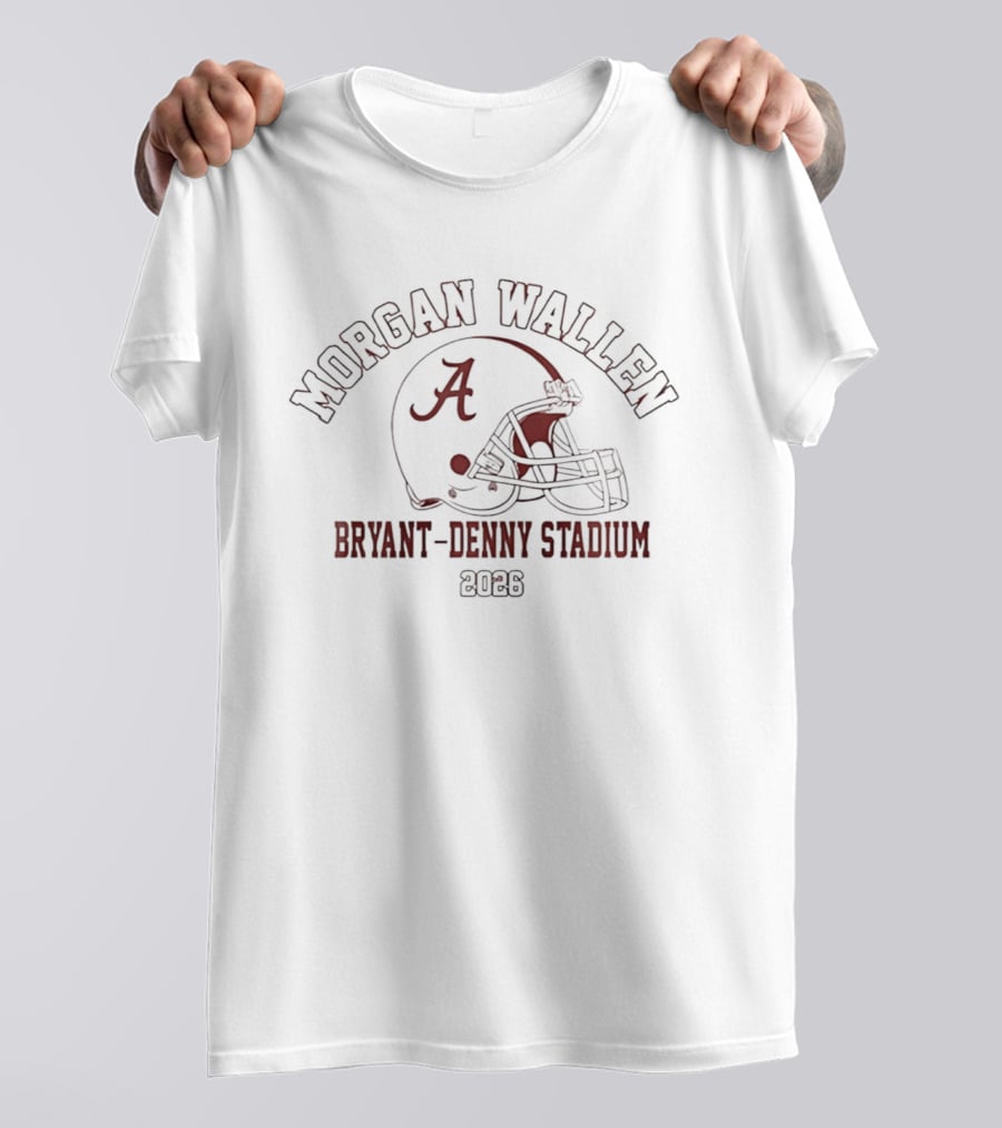 Morgan Wallen Alabama Crimson Tide Bryant Denny Stadium 2026 T-Shirt