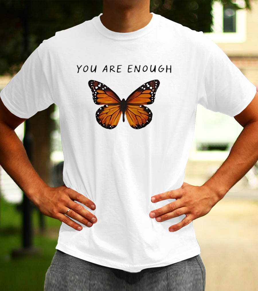 Charlotte Flair You Are Enough Butterfly Affirmations T-Shirt