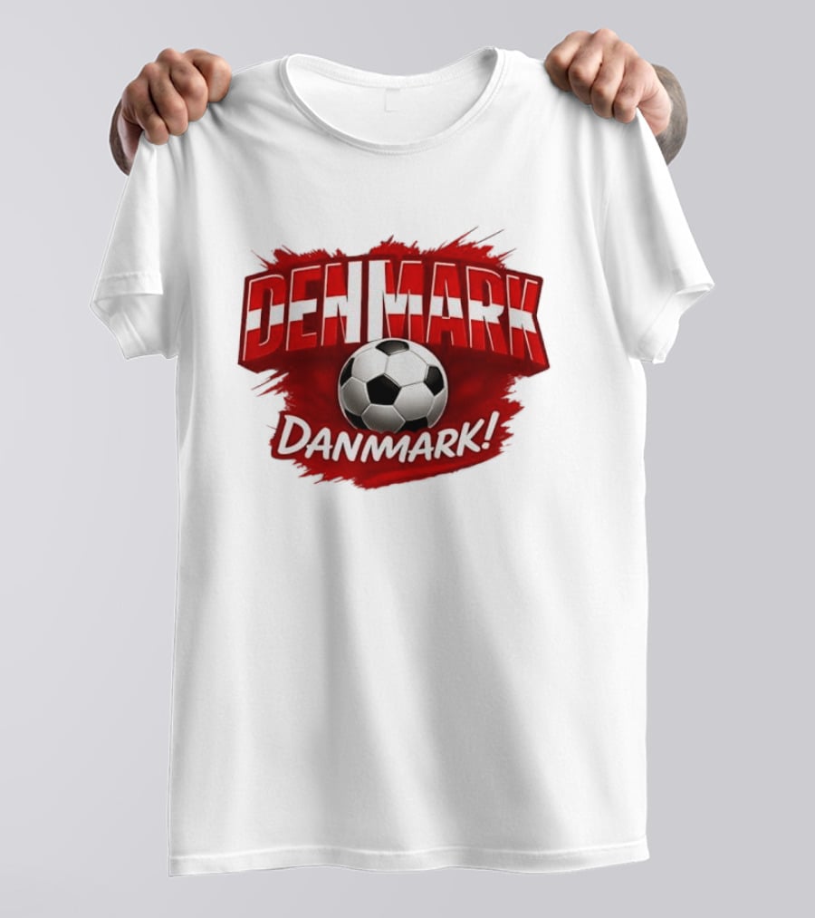 Denmark Danmark Soccer FIFA World Cup 2026 Football Team T-Shirt