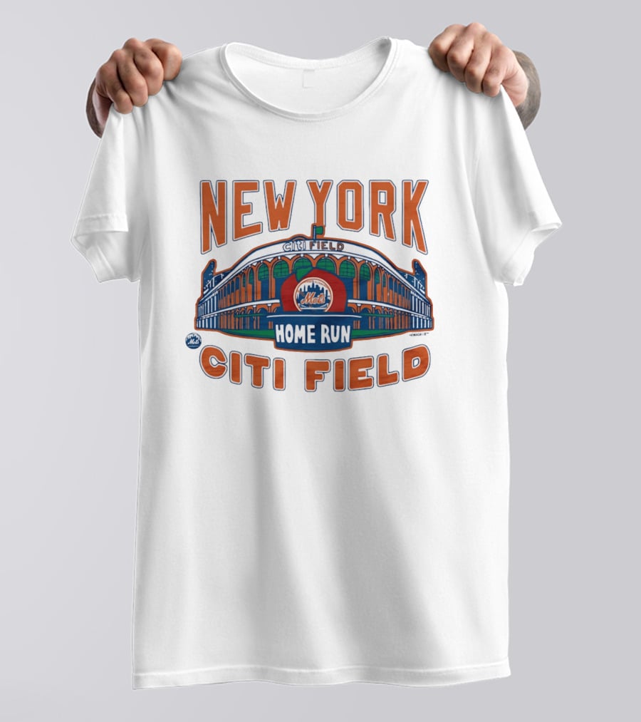 New York Mets Citi Field Home Run Mets Stadium T-Shirt
