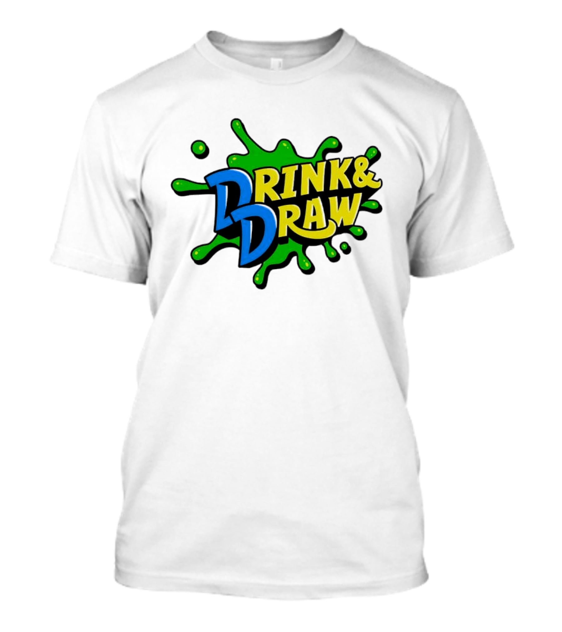 Drink And Draw Splatter Art Event T-Shirt
