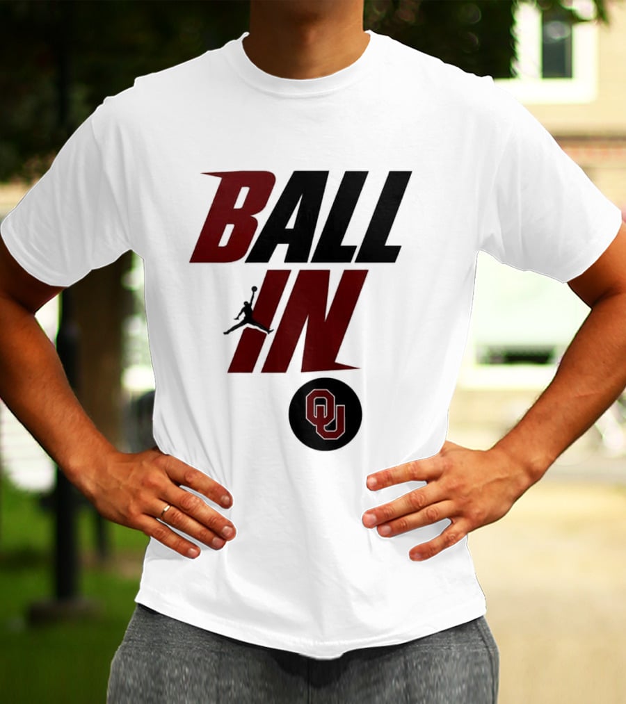 Ball In Oklahoma Sooners OU 2026 Women's Basketball T-Shirt