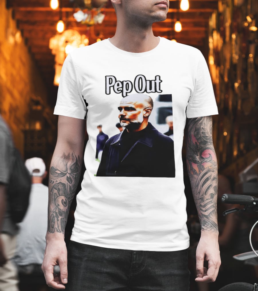 Pep Out Football Manager Critique T-Shirt