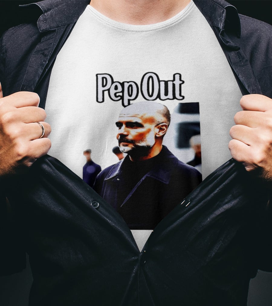 Pep Out Football Manager Critique T-Shirt