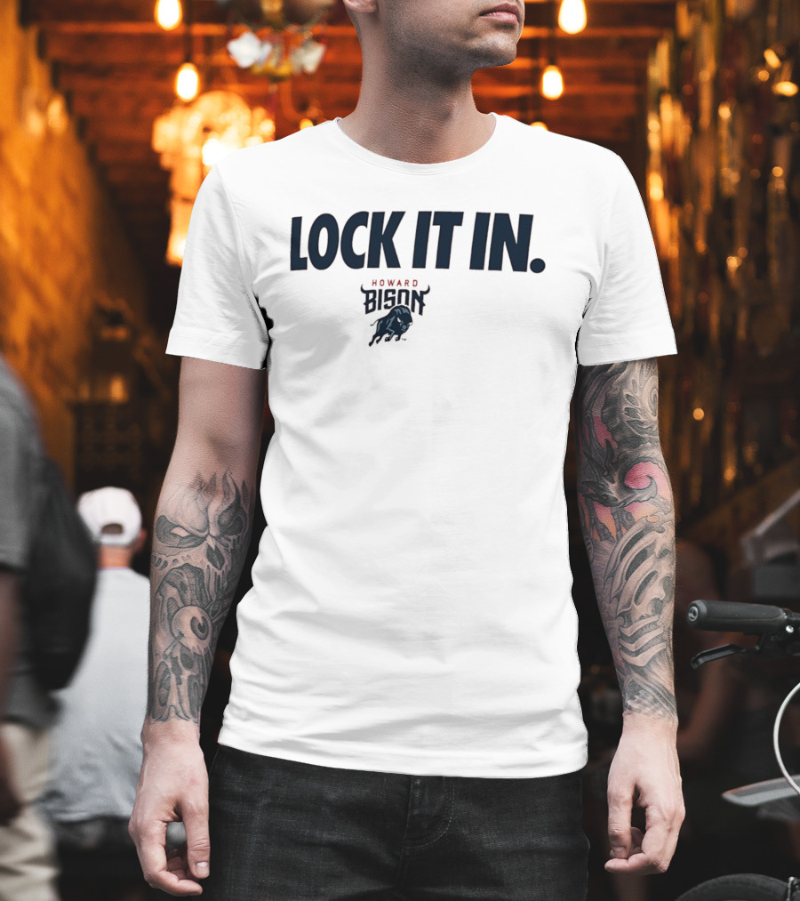 Howard Bison Lock It In Basketball T-Shirt