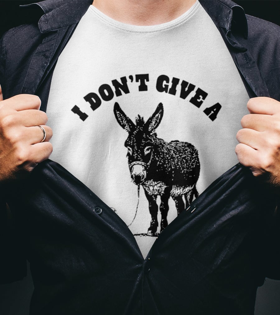 I Don't Give A Donkey And Mouse T-Shirt