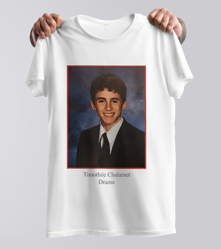 Timothee Chalamet Yearbook Photo 90s T-Shirt